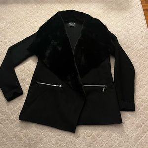 Twelfth love black fur jacket